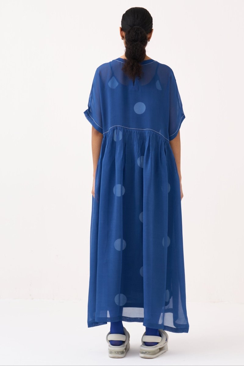Yoke Gather Dress - Three Clothing