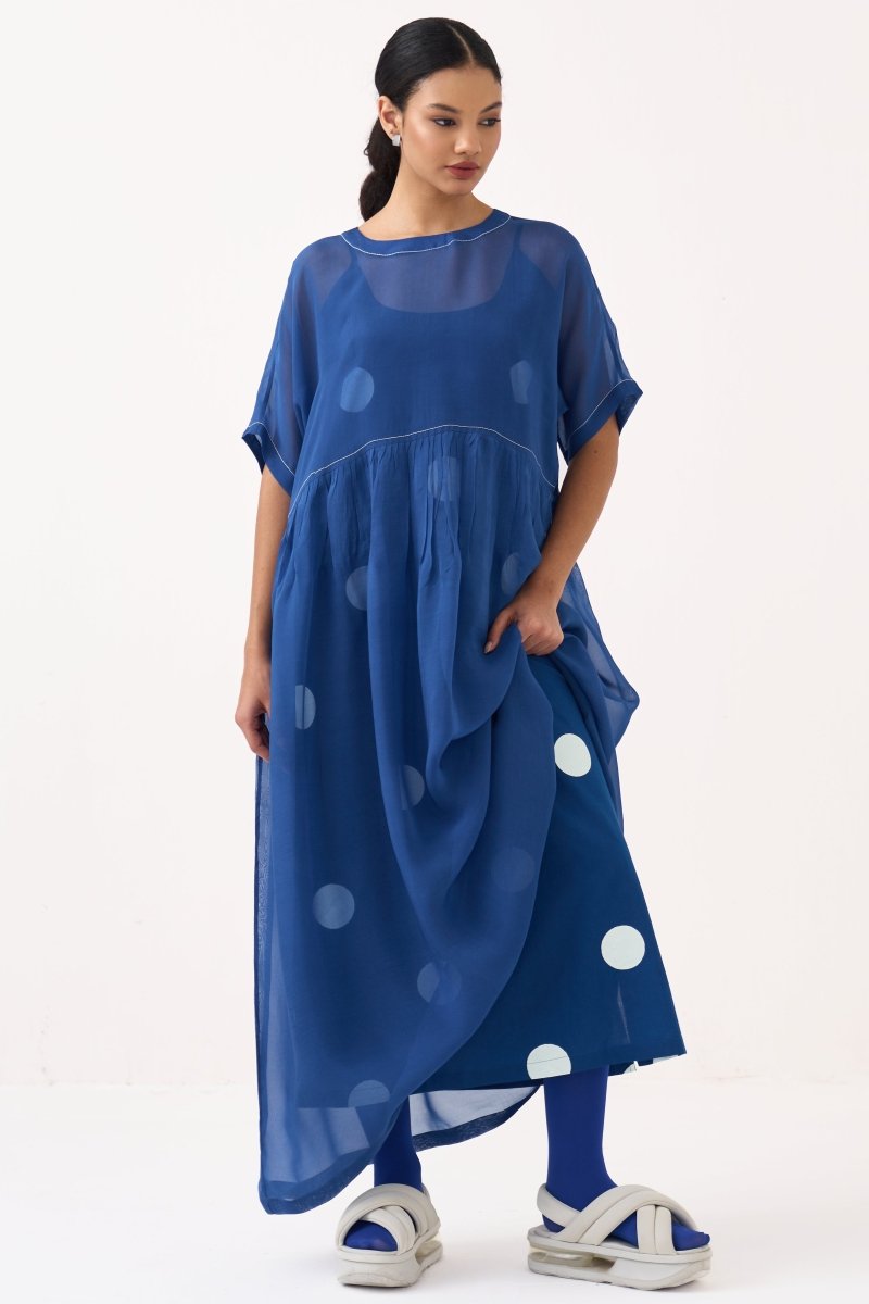 Yoke Gather Dress - Three Clothing