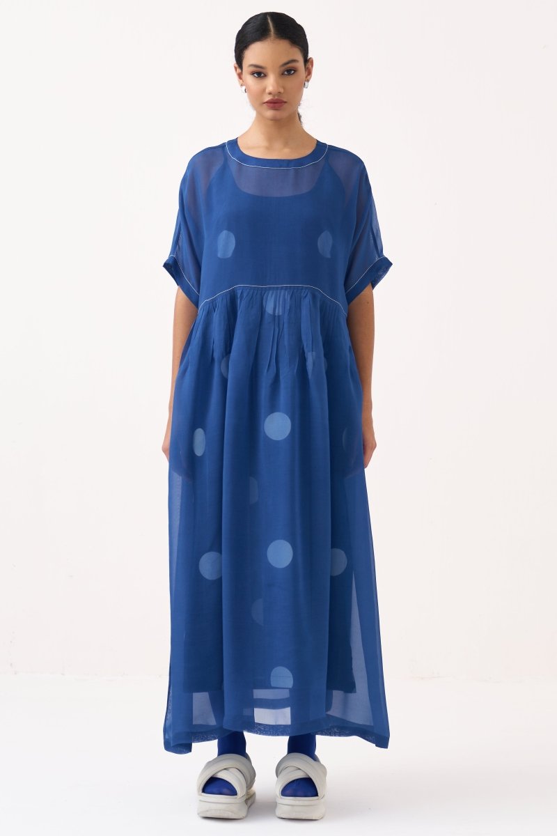 Yoke Gather Dress - Three Clothing