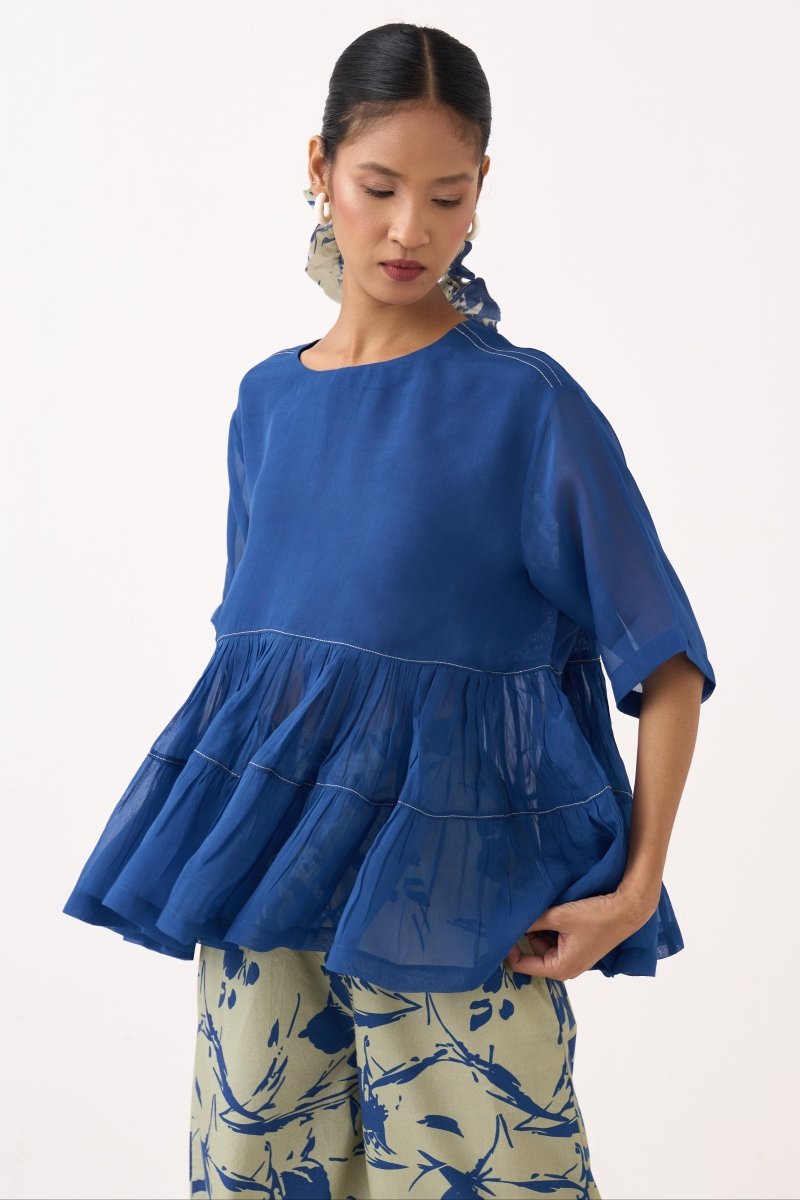 Yoke Gather Top - Three Clothing