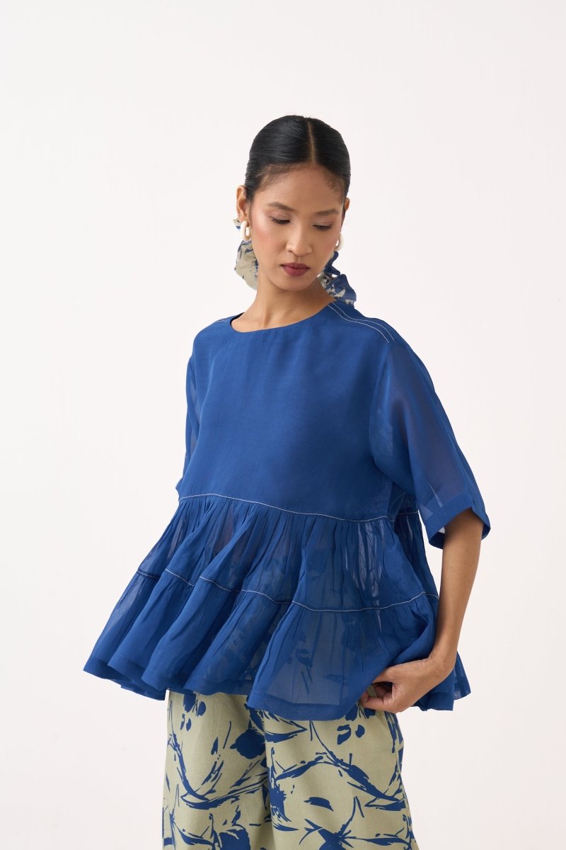 Yoke Gather Top (Set of 2) - Three Clothing