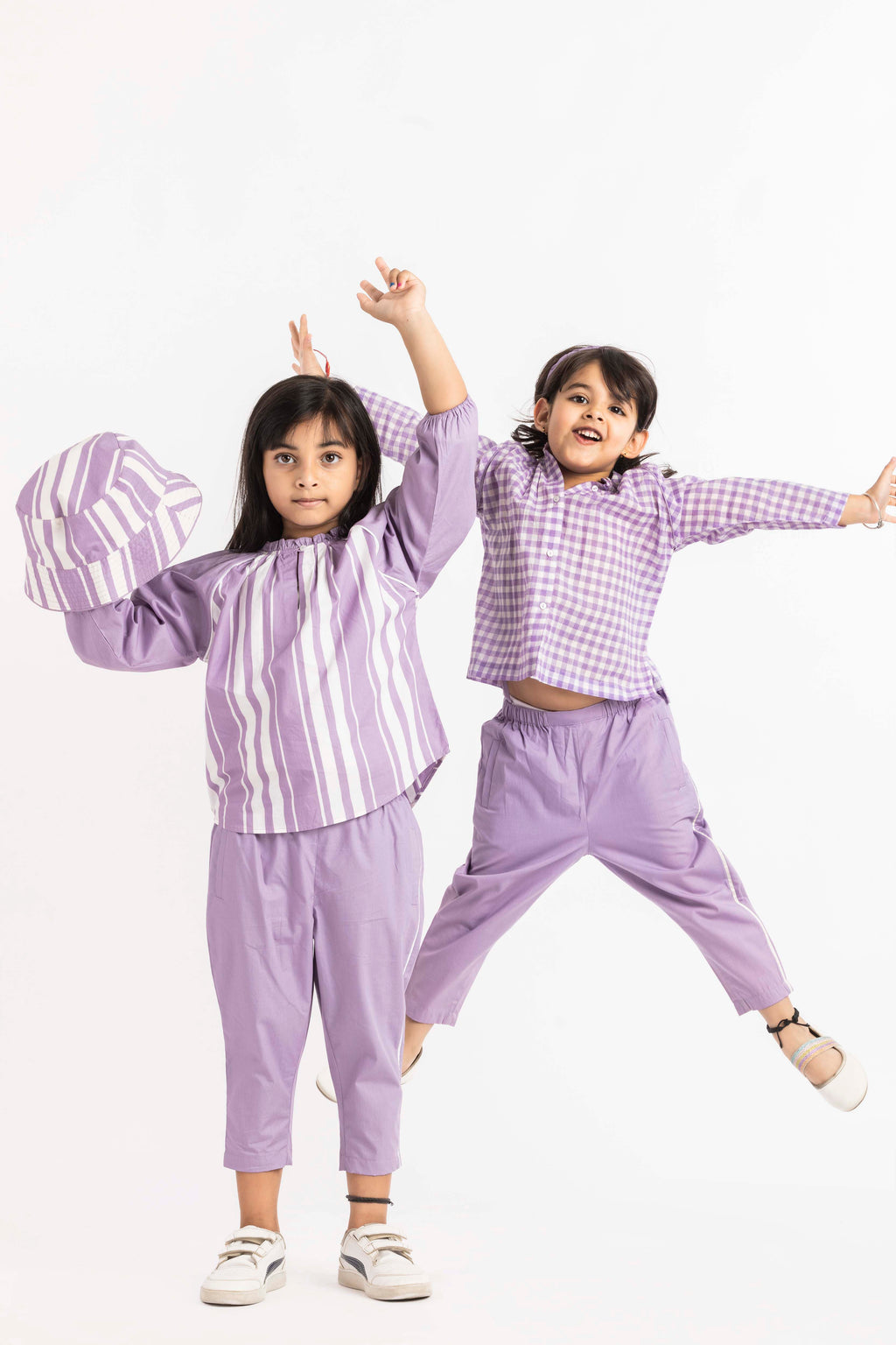 Stripe Top Co-ord Lavender