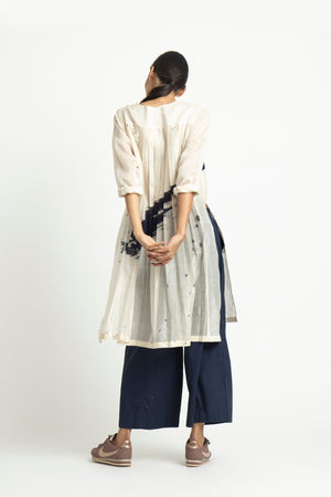 Back Pleat Top Co-ord- Ivory