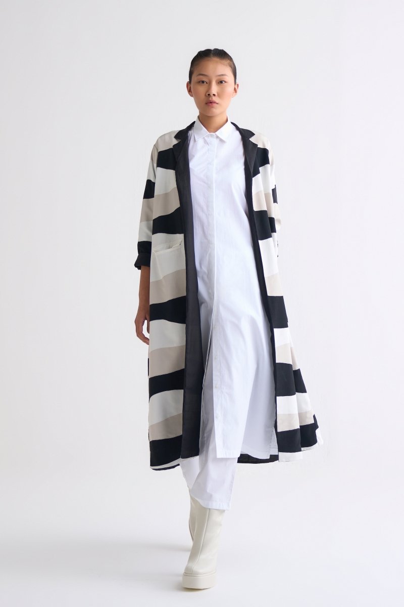 Applique Jacket - Black - Three