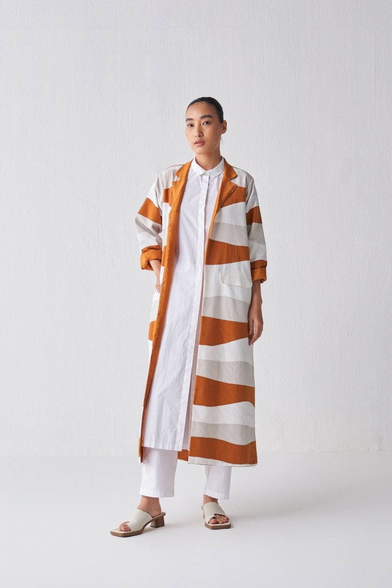 Applique Jacket Co ord - Rust - Three