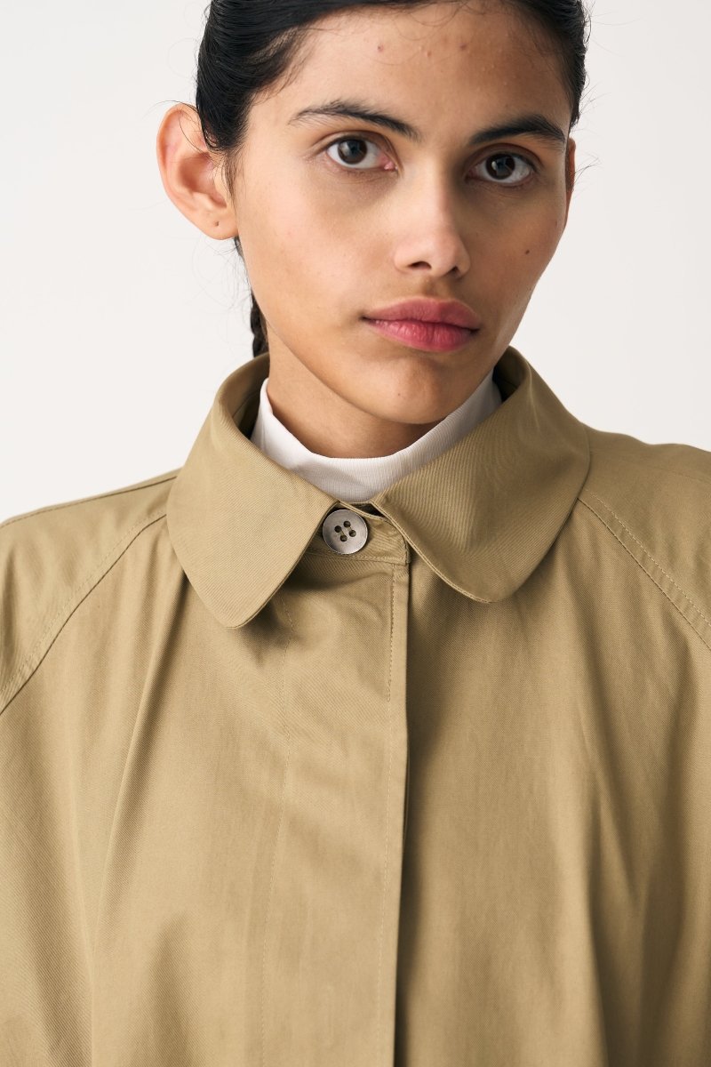 Bat Sleeve Jacket - Autumn Sage - Three
