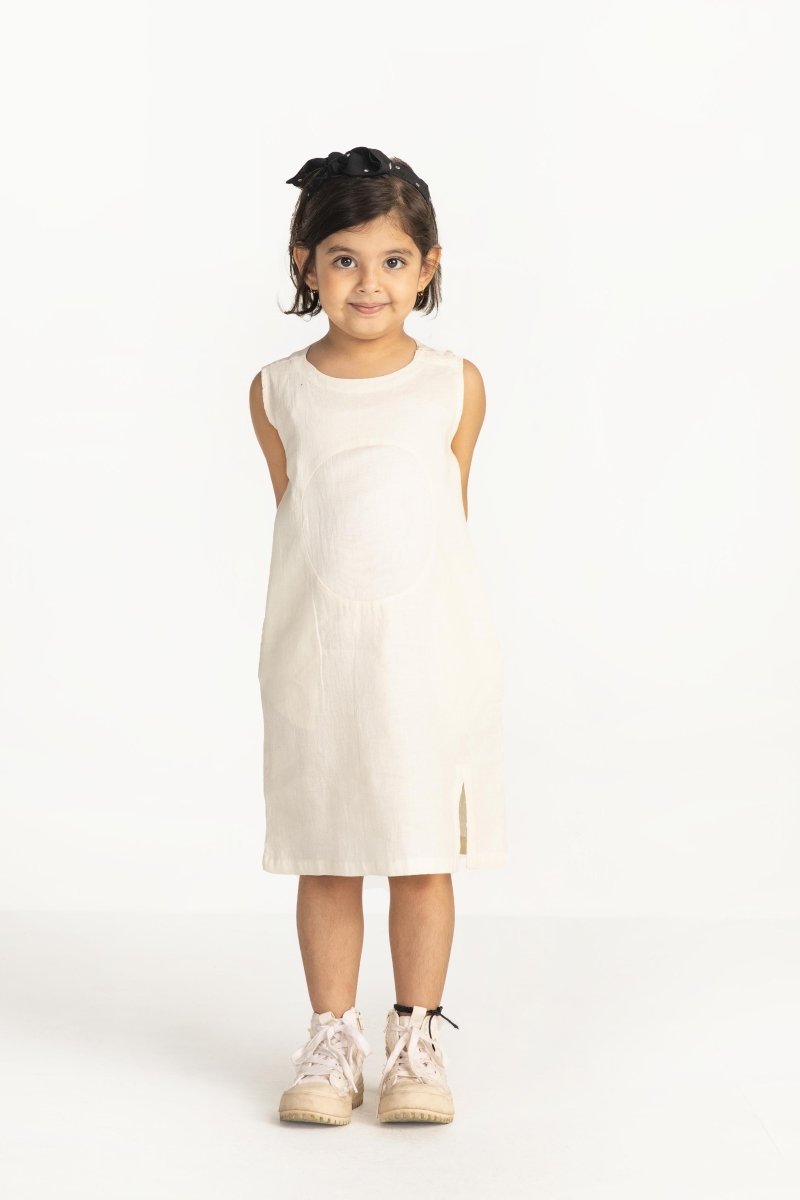 Circle Dress- Ivory - Three