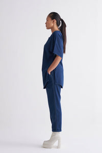 Dolman Sleeve Top - Navy - Three