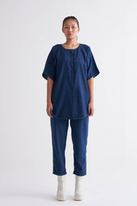 Dolman Sleeve Top - Navy - Three