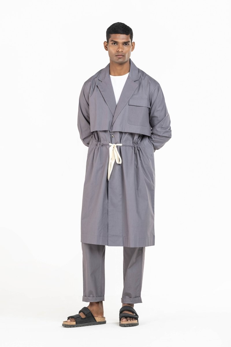 Double Layer Jacket Co-ord Granite - Three