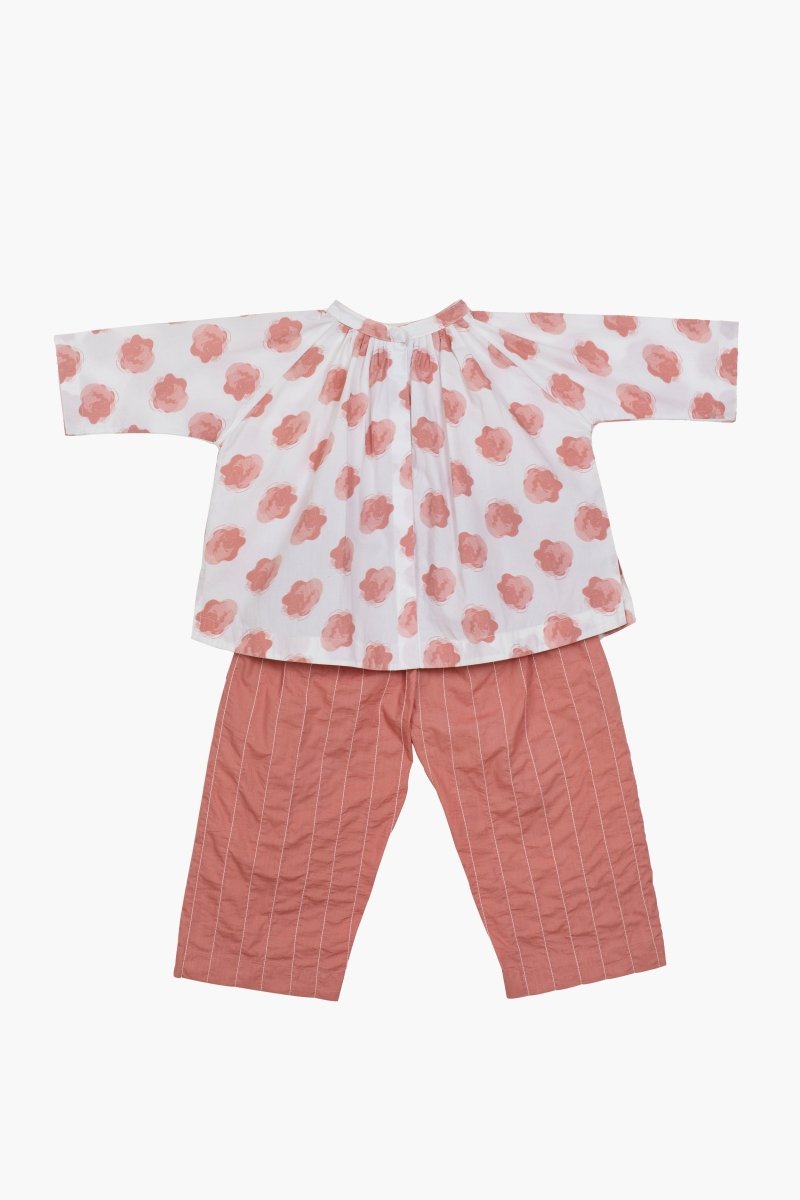 Embroidered Pant- Dusty Rose - Three