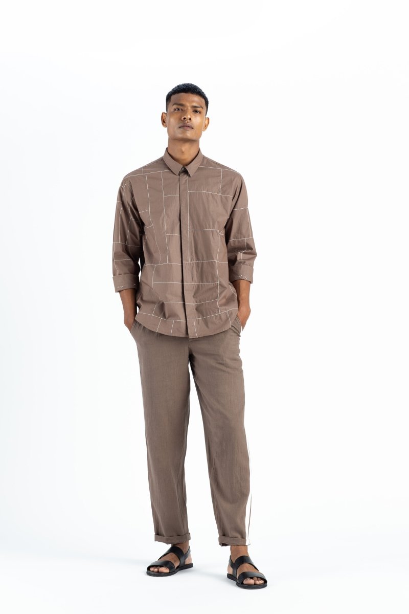 Embroidered Shirt- Cedar - Three