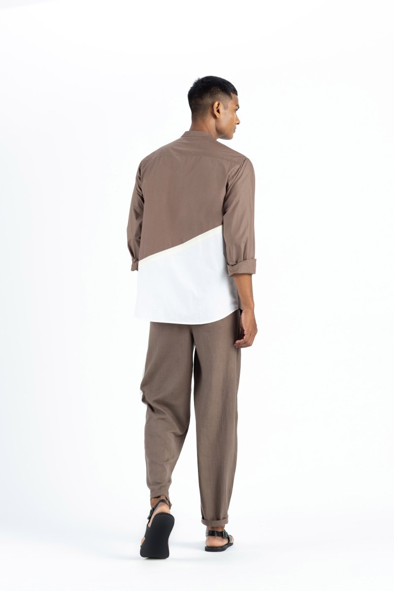 Engineered Back Shirt- Cedar - Three