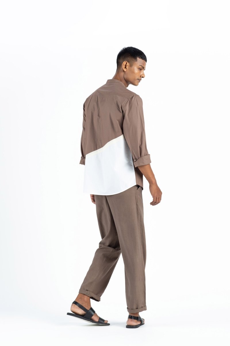 Engineered Back Shirt- Cedar - Three