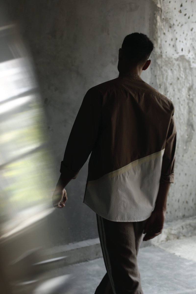 Engineered Back Shirt- Cedar - Three