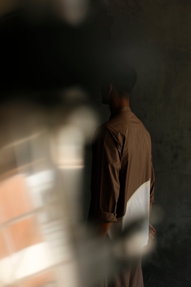 Engineered Back Shirt Co-ord- Cedar - Three