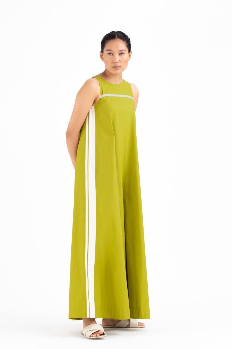 Jumpsuit- Lime - Three