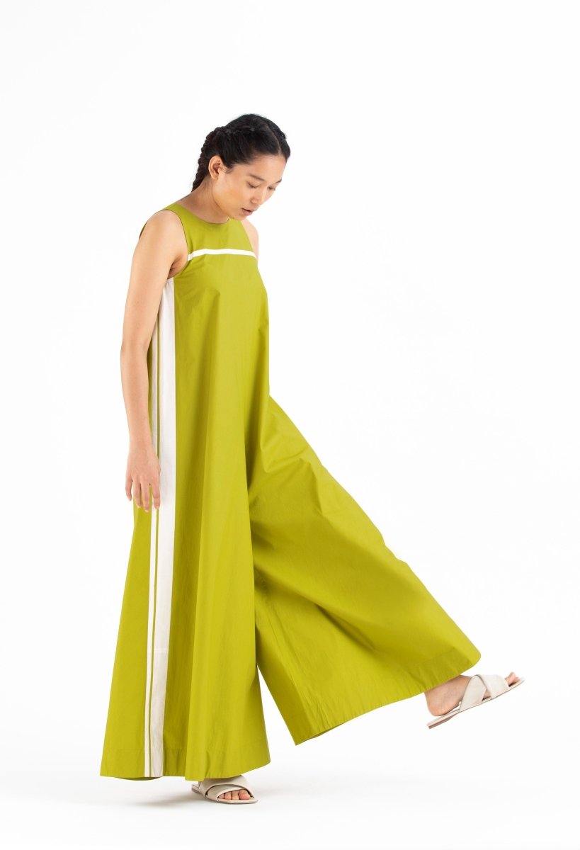 Jumpsuit- Lime - Three