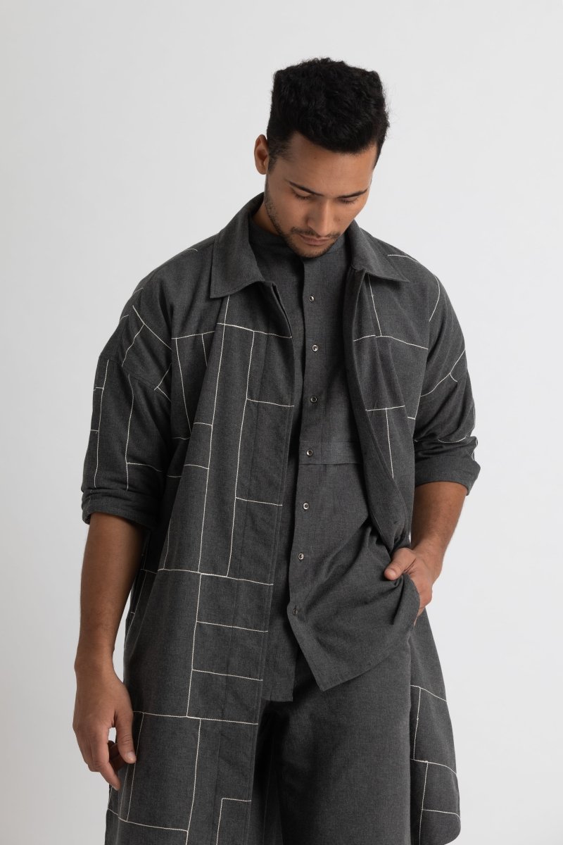 Limited Edition Jacket Co-ord- Lead grey - Three