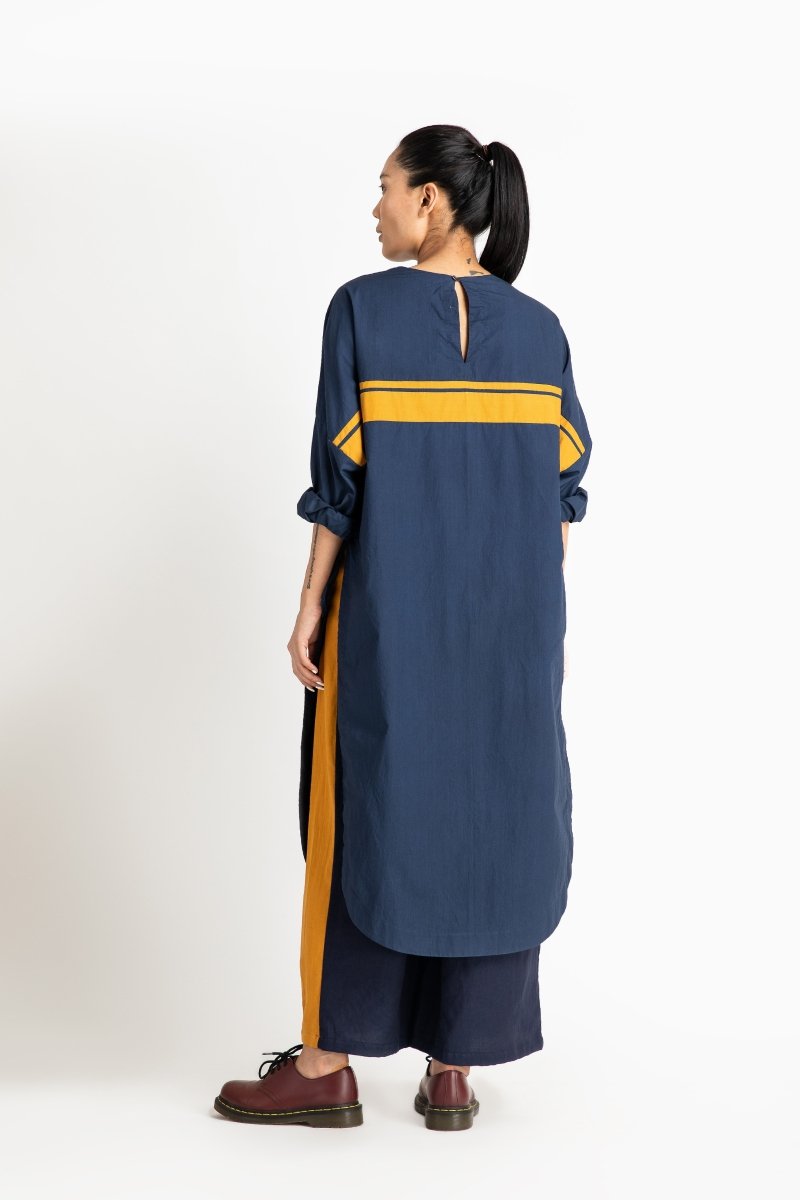 Long Jumper Co ord - Navy - Three