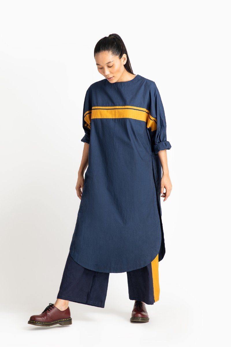 Long Jumper Co ord - Navy - Three