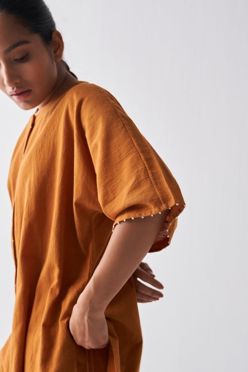 New Narrow Woven Bottom - Rust - Three