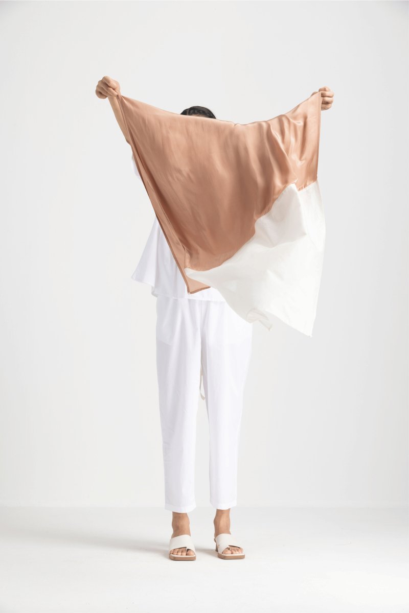 Panel Scarf - Champagne - Three