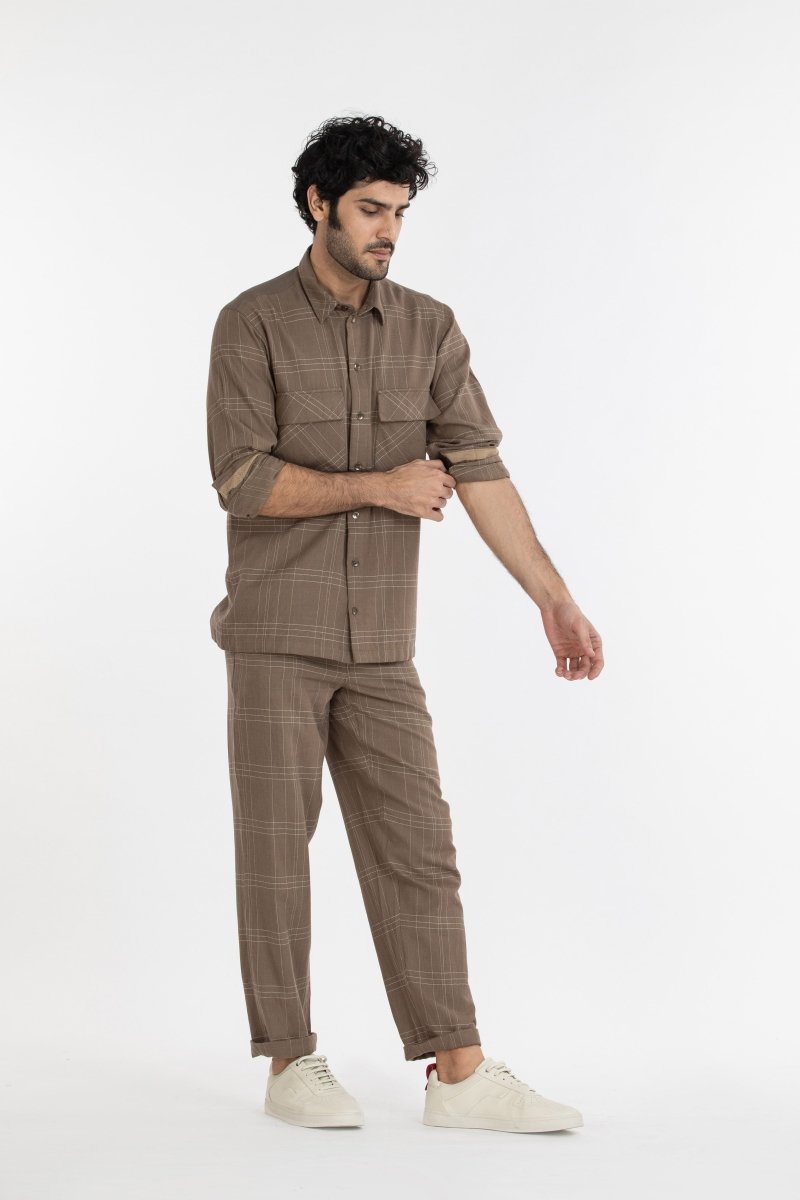 Patch Pocket Shirt Co-ord- Terra - Three