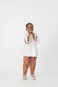 Peasant Top Co-ord - Champagne - Three