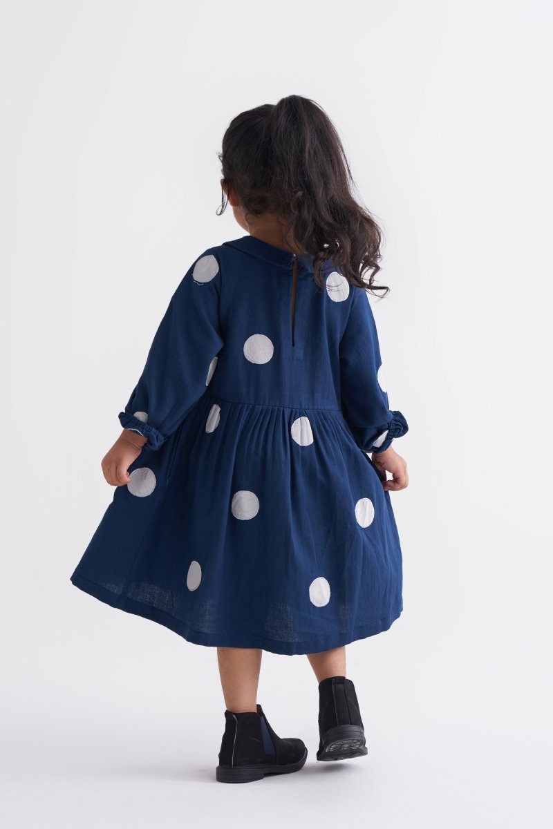 Petar Pan Dress - Navy - Three