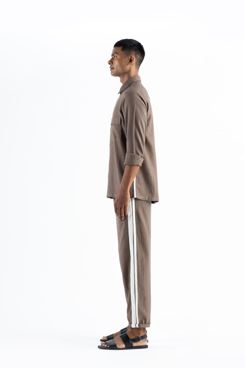 Pleated Pant-Cedar - Three