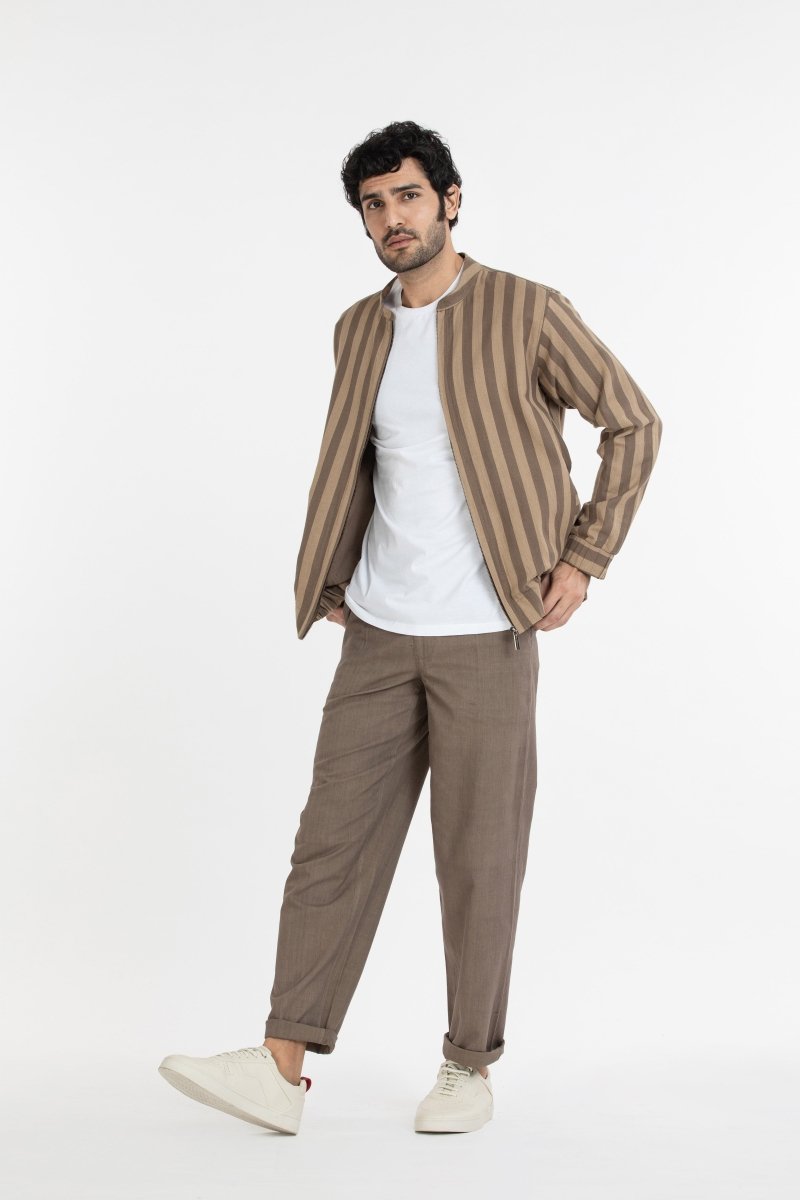 Pleated Pant- Terra - Three