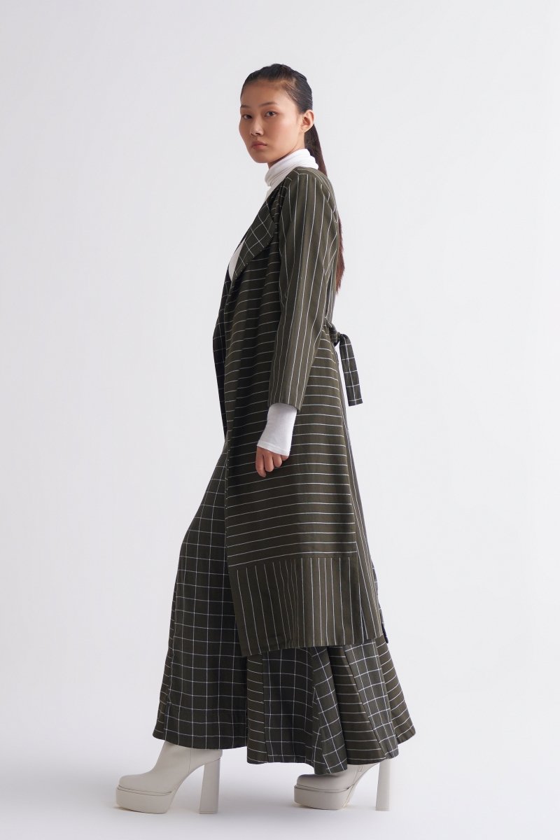Reversible Jacket Co-ord (Set of 3) - Olive - Three
