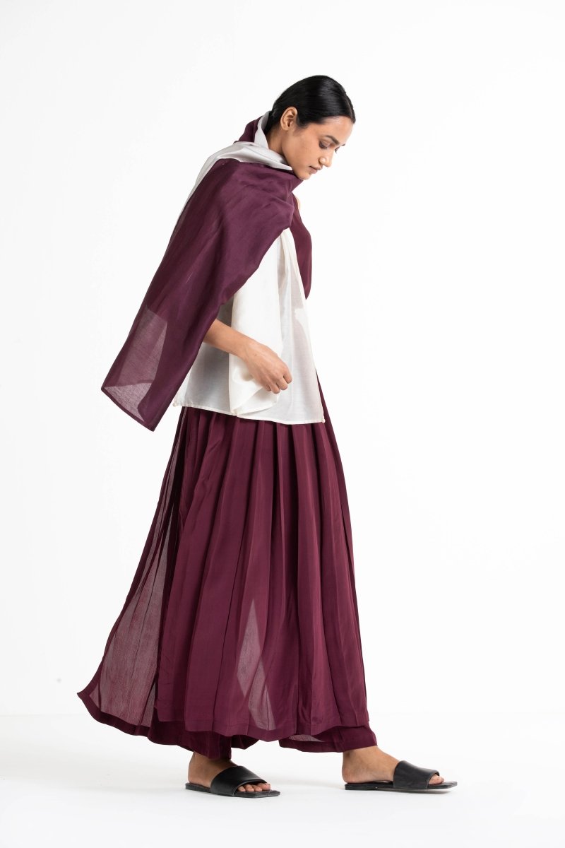 Round Neck Top Co-ord (Set of 3) - Three