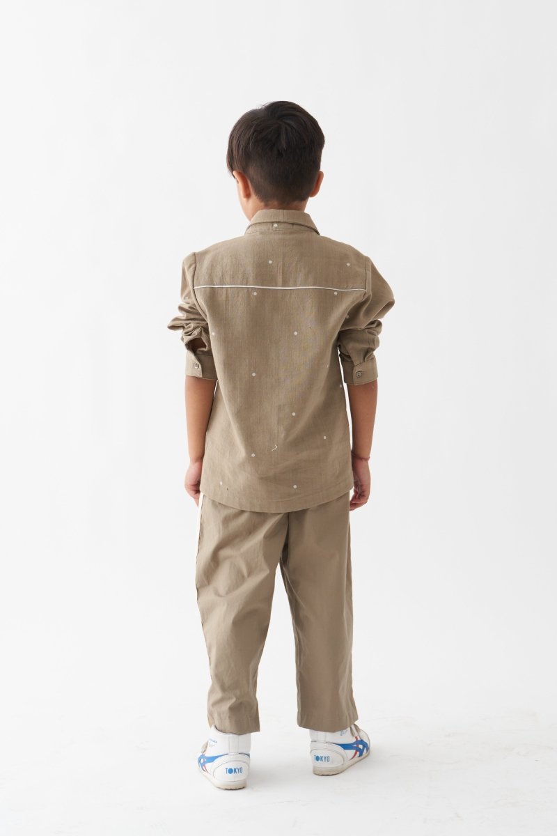 Side Stripe Pant - Sage - Three