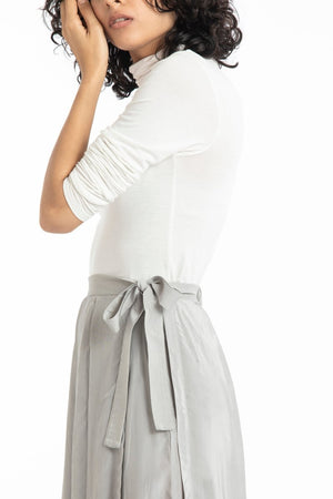 Skirt pant-Ash grey - Three
