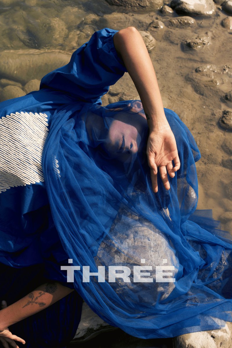 Square Top - Electric Blue - Three