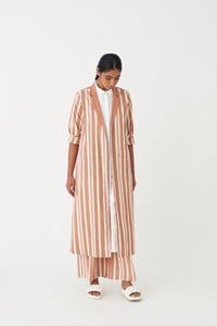 Stripe Jacket - Champagne Stripe - Three