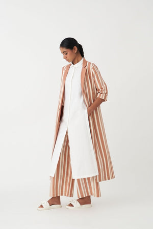 Stripe Jacket - Champagne Stripe - Three