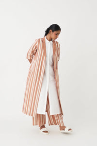 Stripe Jacket - Champagne Stripe - Three