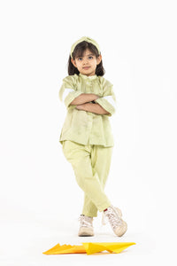 Peasant Top Pale Lime