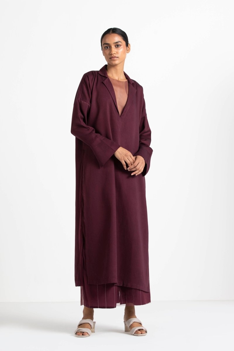 V Neck Tunic Co-ord (Set of 3) - Three
