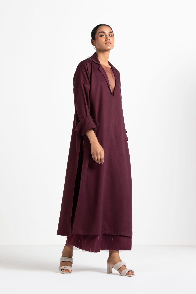V Neck Tunic Co-ord (Set of 3) - Three