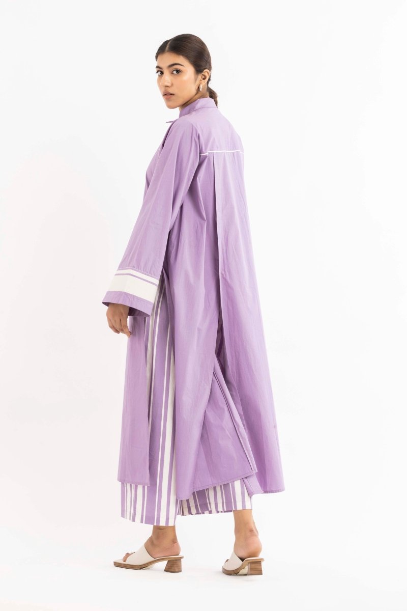 Wide Sleeve Shirt Lavender - Three