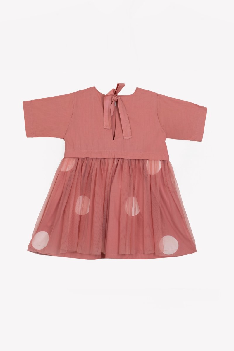 Yoke Dress- Dusty Rose - Three